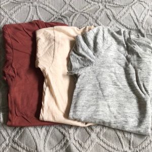 3 Madewell Crew Neck T-shirts